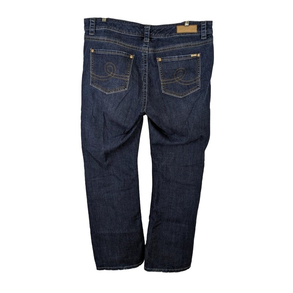 Melissa McCarthy Seven7 Womens 18W Bootcut Jeans Dark Wash Blue Stretch - Picture 2 of 10